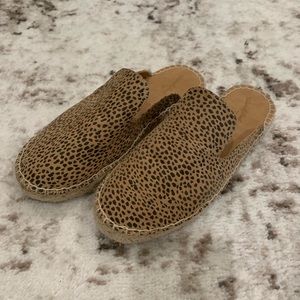 Universal Thread Leopard Espadrille Flat Mules